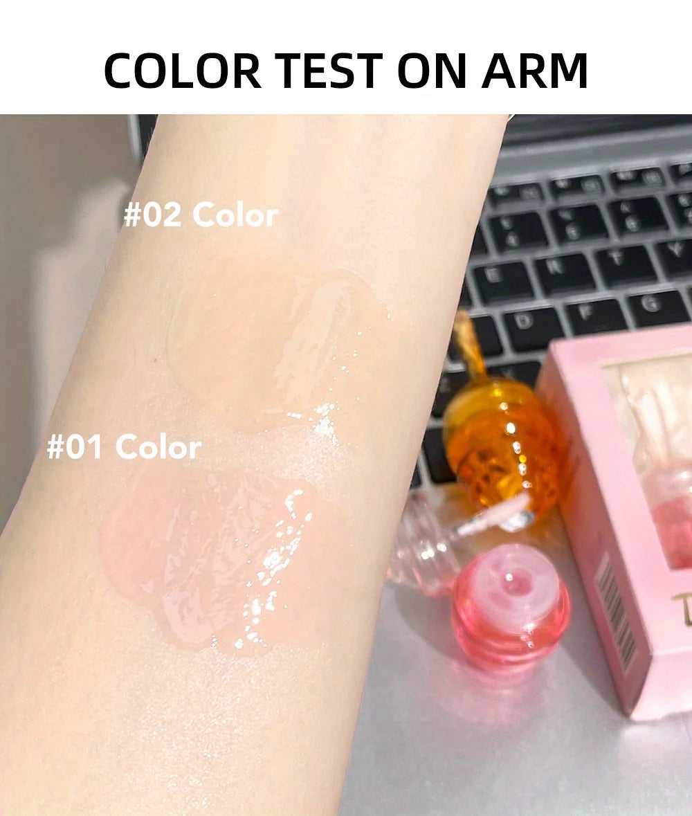 Small Honeypot Lip Oil for Moisturizing Soft Lips - Smarsty