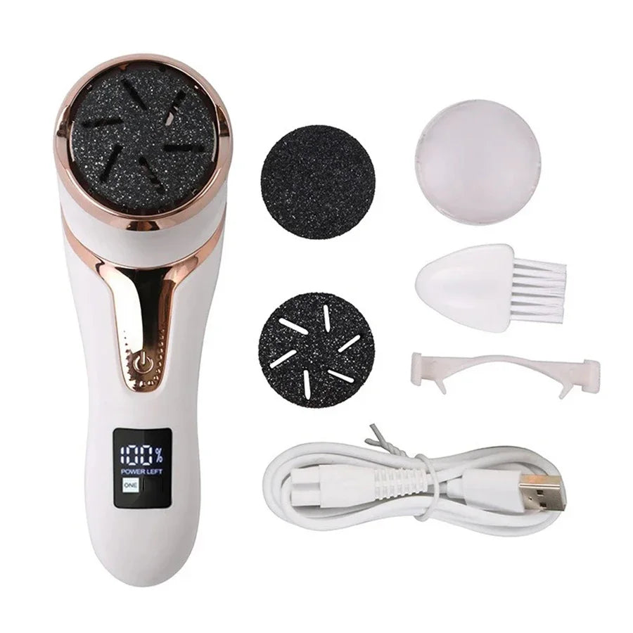 Rechargeable Electric Foot File Callus Remover for Smooth Feet - Smarsty