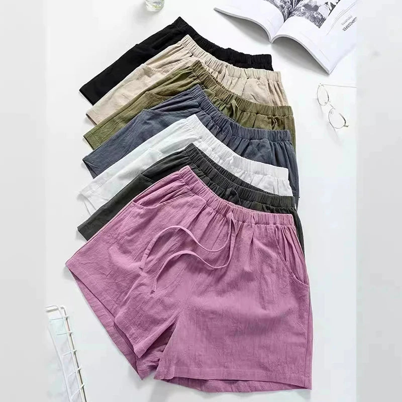 Summer Shorts For Women Casual High Waist Teens Girl Trouser All-match Breathable Running Beach Short Sweatpants Clothing - Smarsty