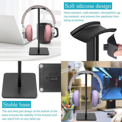 Universal Aluminium Headset Stand with Flexible Design - Smarsty