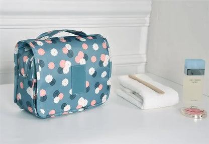 Waterproof Cosmetic Bag Travel Pouch With Hook Organizer - Smarsty
