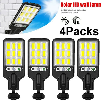 Powerful LED Solar Outdoor Wall Lamp with Motion Sensor - Smarsty
