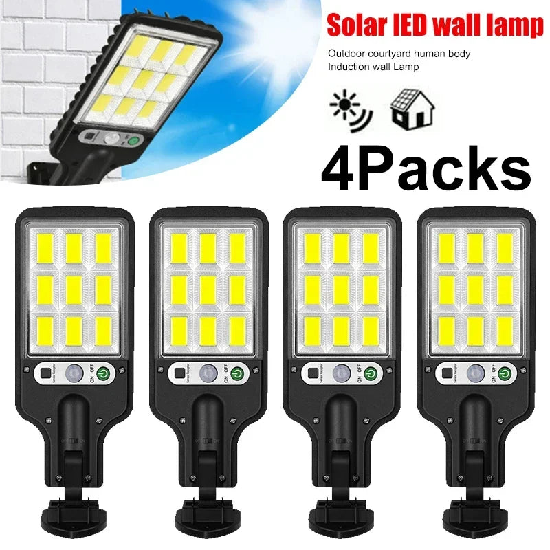 Powerful LED Solar Outdoor Wall Lamp with Motion Sensor - Smarsty