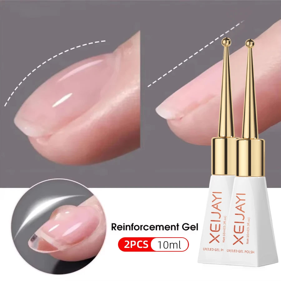 Clear Building Nail Gel Base Coat for Stronger Extensions - Smarsty