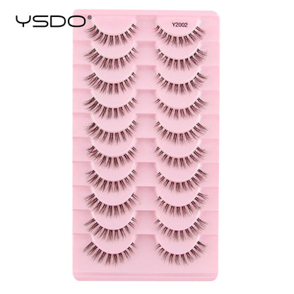 YSDO Natural Full Cat Eye False Eyelashes 3D Effect - Smarsty
