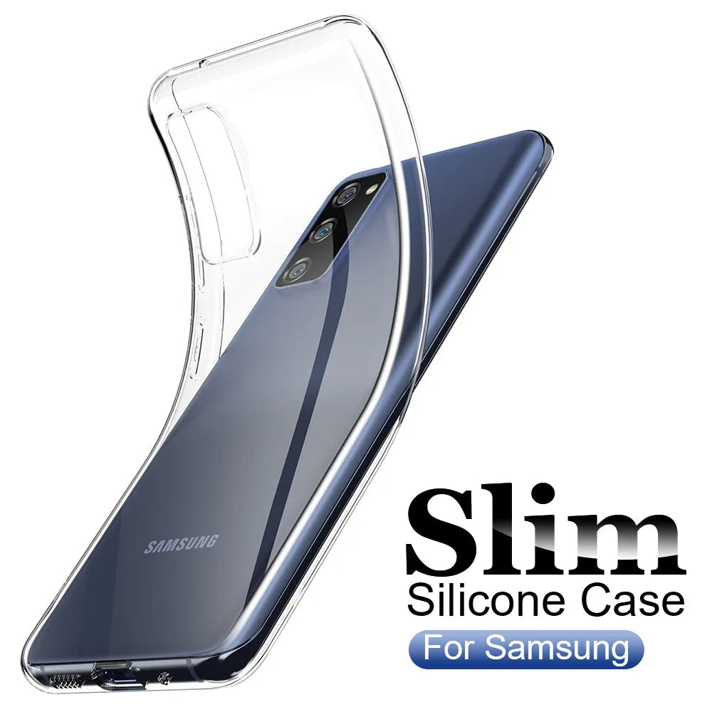 Ultra Slim Silicone Galaxy Case With Anti Scratch Guard - Smarsty