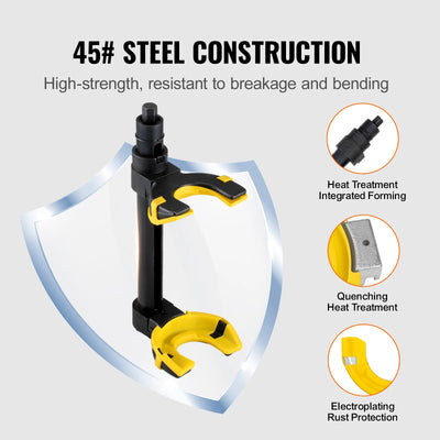 SucceBuy Strut Spring Compressor Macpherson Strut Spring Compressor Kit Interchangeable Fork Strut Coil Extractoror Remover Tool - Smarsty