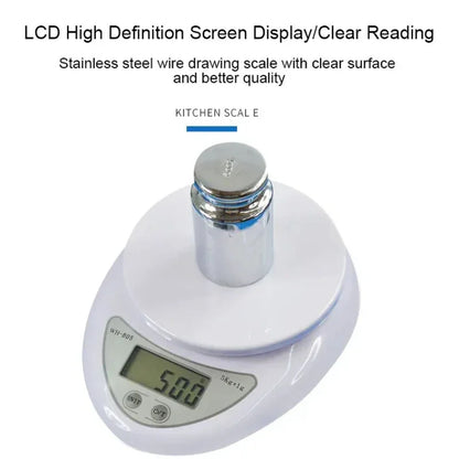 Mini Portable Digital Kitchen Scale with LCD Display - Smarsty