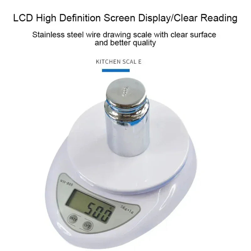 Mini Portable Digital Kitchen Scale with LCD Display - Smarsty