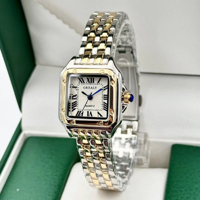 Light Luxury Gold Stainless Steel Women's Quartz Watch - Smarsty