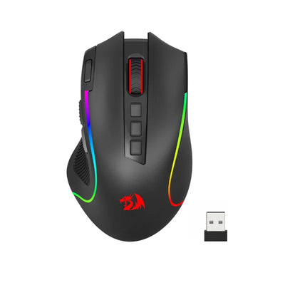 Redragon M612 PRO BT & 2.4RGB Gaming Mouse, 8000 DPI Wired/Wireless Optical Gamer Mice 11 Programmable Buttons & 6 Backlit Modes - Smarsty