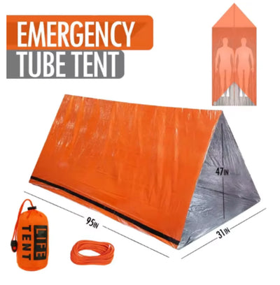 2 Person Emergency Tent Casa De Waterproof Camping Travel Pergola Family Campaign House Tourist Tents Cool Gear Equipment Coat by Smarsty