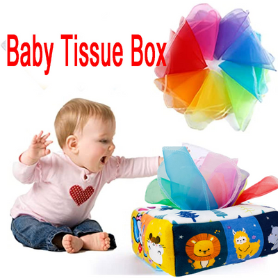 Montessori Toys Magic Tissue Box Baby Educational Learning Activity Sensory Toy for Kids Finger Exercise Busy Board Baby Game - Smarsty