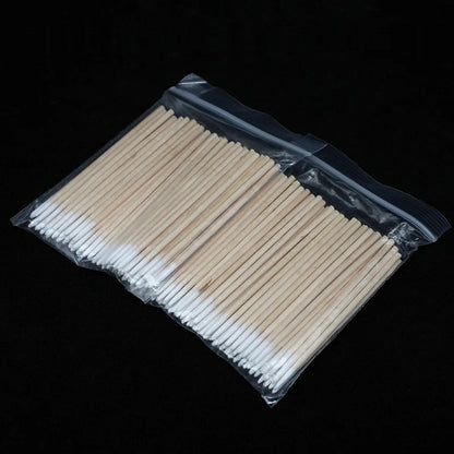300 Pcs Wooden Cotton Swabs for Nail Polish Removal - Smarsty