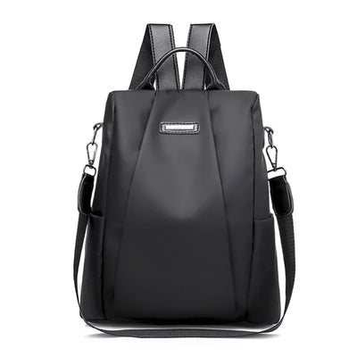 New Fashion Nylon Solid Color Lightweight Waterproof Large Capacity Detachable Shoulder Strap Multi Functional Women's Backpack - Smarsty