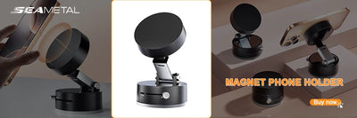 SEAMETAL Car Dashboard Phone Bracket Universal Auto Cellphone Stand For GPS Navigation Universal Desk Windshield Hanging Holder - Smarsty