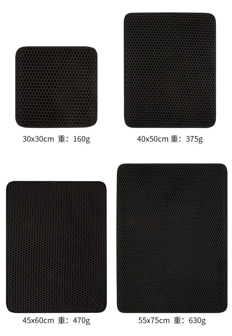 Double Layer Waterproof Cat Litter Mat for Easy Cleanup - Smarsty