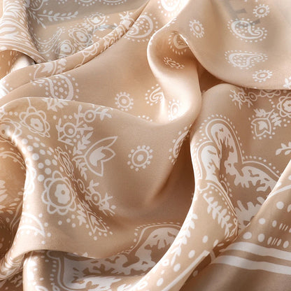 Elegant Silk Floral Hairbands and Neck Scarves - Smarsty