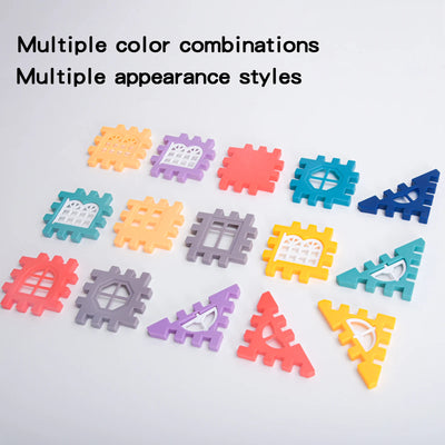 Large scale house building block simulation window design, kindergarten construction, creation of boys and girls large house bui - Smarsty