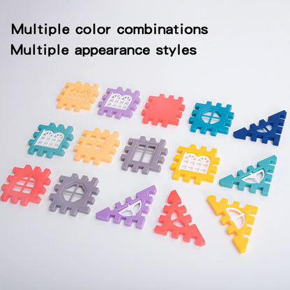 Large scale house building block simulation window design, kindergarten construction, creation of boys and girls large house bui - Smarsty