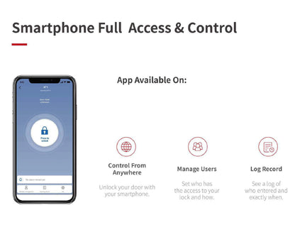 A1 Pro Bluetooth Smart Door Lock With Easy Installation - Smarsty