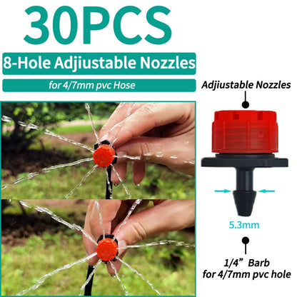 Adjustable Micro Spray Watering Dripper for Gardens - Smarsty