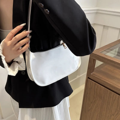 Retro PU Leather Shoulder Bag For Women Everyday Use - Smarsty