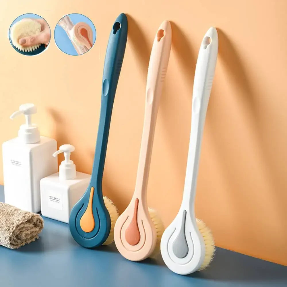 Soft Hair Bath Brush with Long Handle for Easy Scrubbing - Smarsty