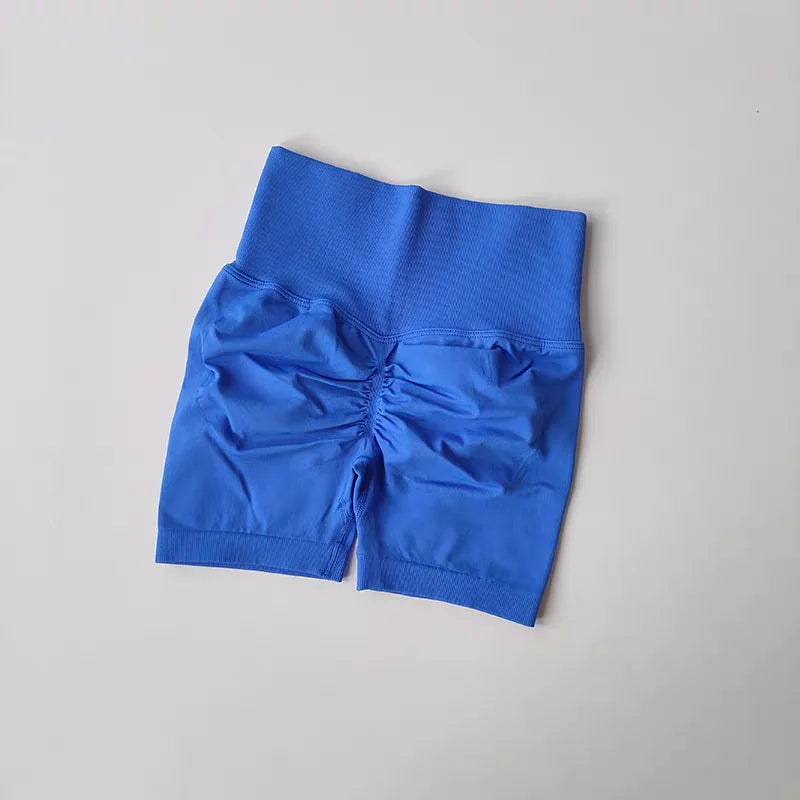 Women's High-Waist Breathable Yoga Shorts for Summer Running Short Tights Leggings Cycling Workout Gym Shorts Sports Shorts - Smarsty