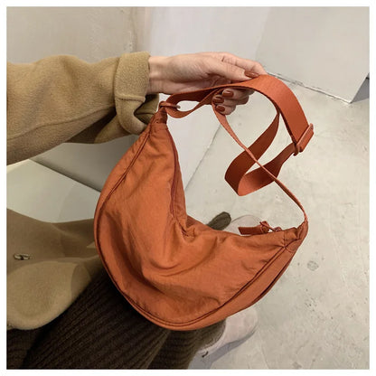 Casual Nylon Crossbody Bag for Women Large Capacity - Smarsty