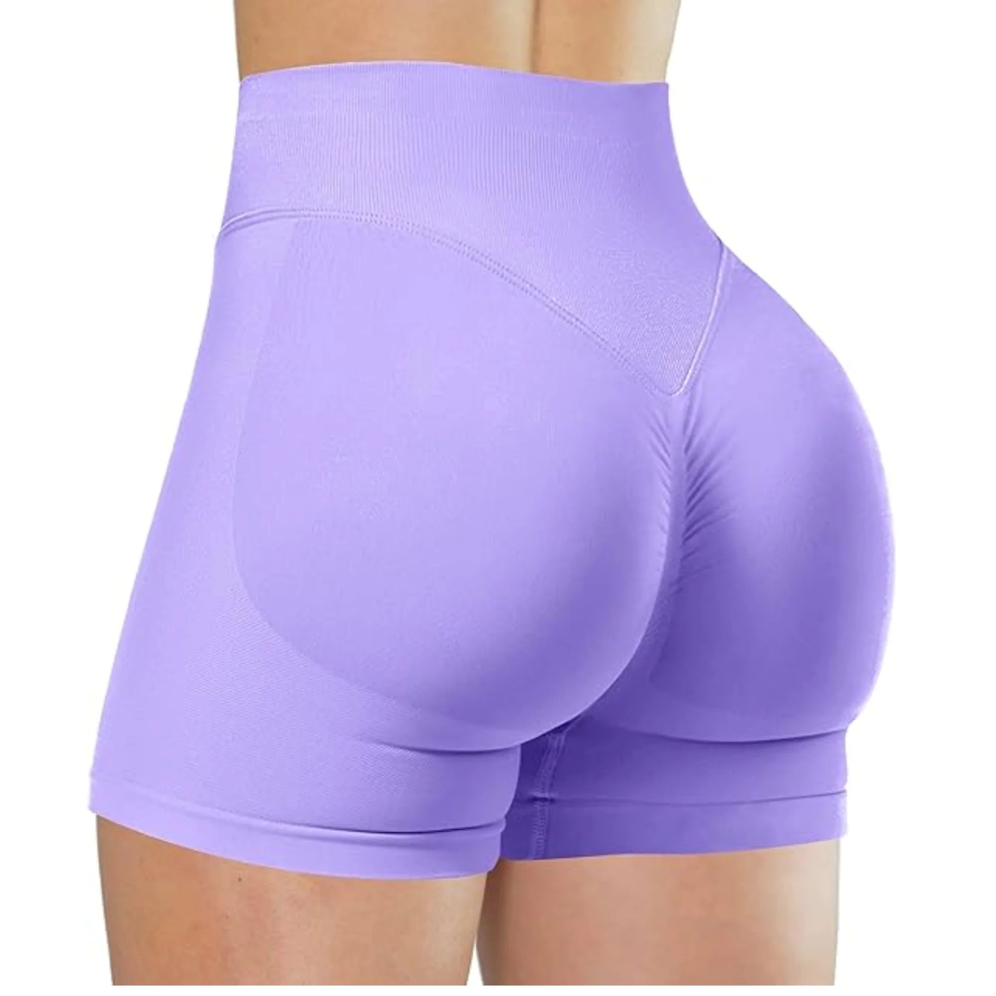 Summer High Waisted Yoga Shorts Fashionable and Sexy Running Fitness Pants Solid Color Yoga Leggings Customizable labels - Smarsty