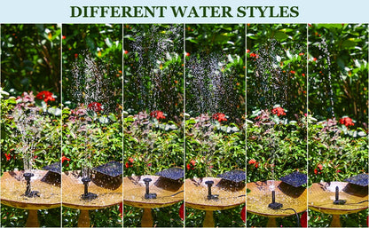 Solar Fountain Pump Kit for Low Noise Outdoor Decor - Smarsty