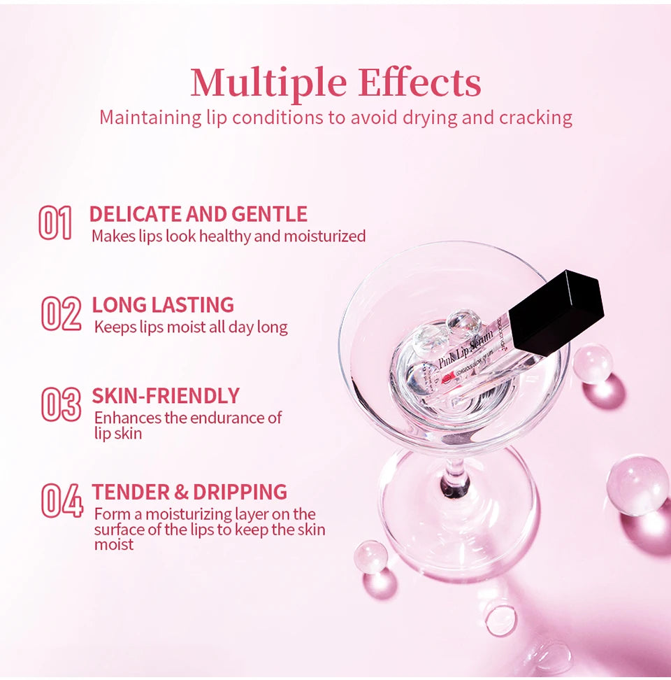 Pink Lip Serum for Moisturizing and Reducing Pigmentation - Smarsty