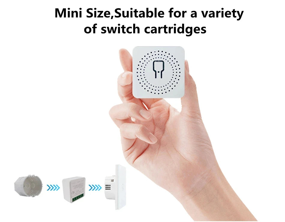 Tuya 16A Mini Wifi Switch for Smart Home Automation - Smarsty