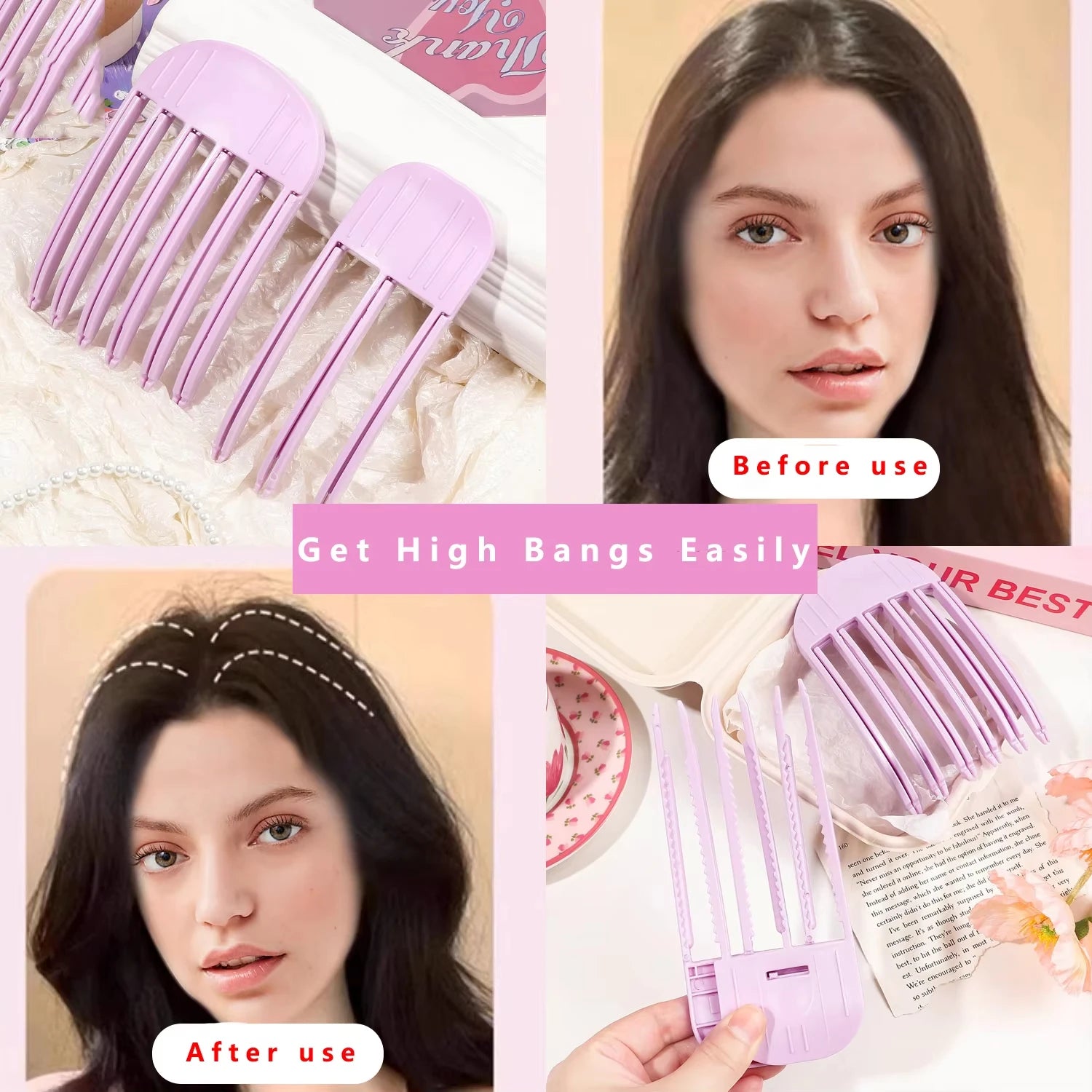 Fluffy Hair Clip Set for Voluminous Curls - Smarsty