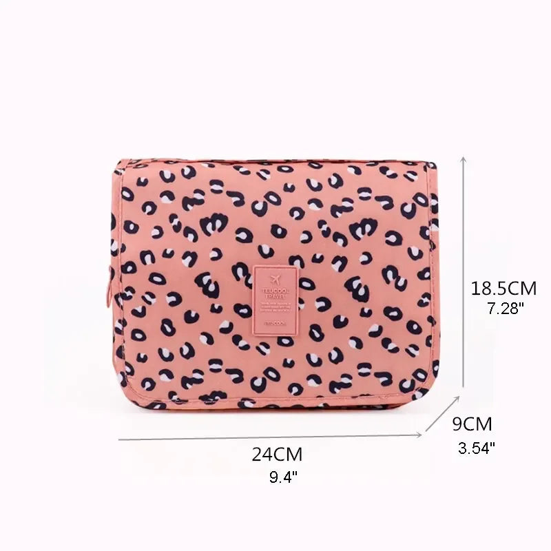 Waterproof Cosmetic Bag Travel Pouch With Hook Organizer - Smarsty