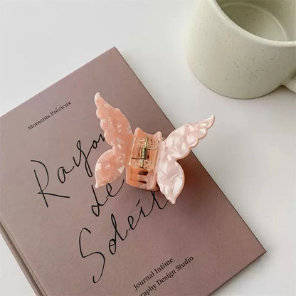 Three Dimensional Butterfly Acetate Hair Clip Lightweight - Smarsty