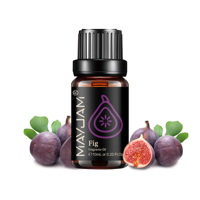 MAYJAM Fruit Essential Oil 10ml Cherry Banana Papaya Grape Litchi Guava Kiwifruit Pear Fig Fragrance Oil for Diffuser Candle - Smarsty