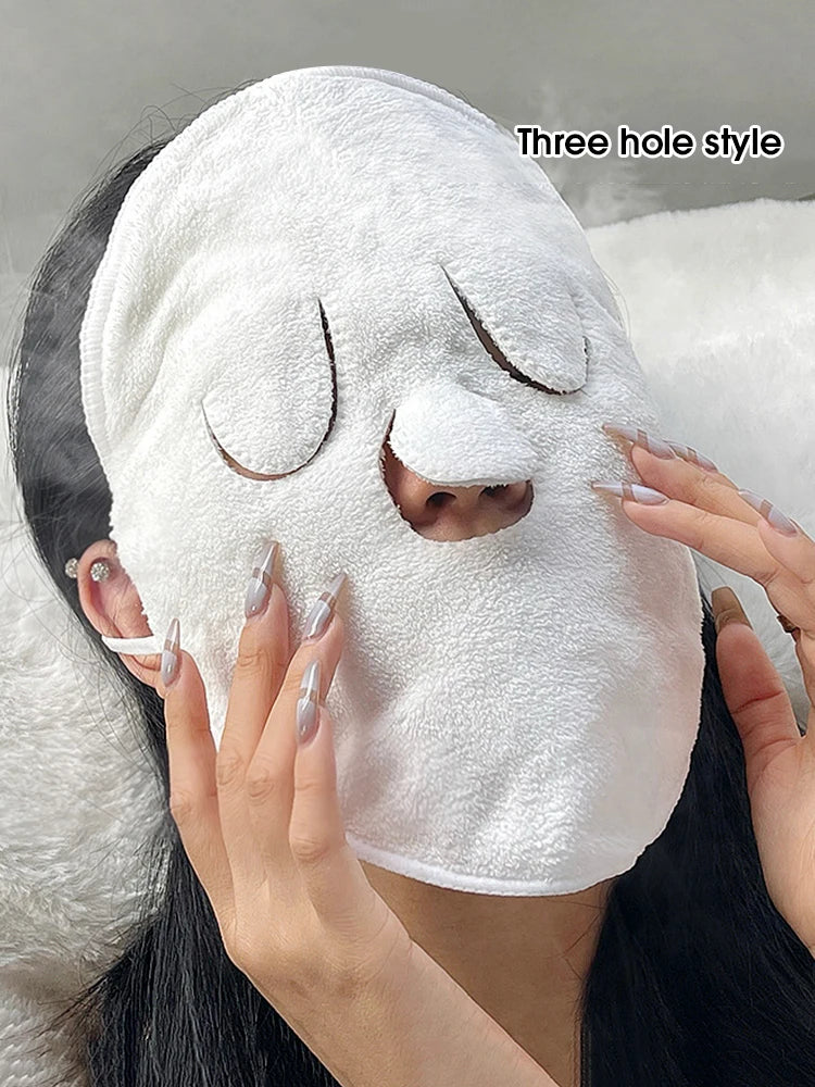 Soft Skin-Friendly Hot Compress Towel for Face Care - Smarsty
