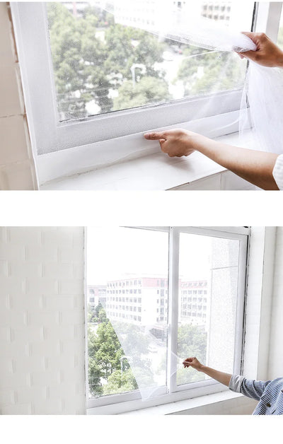 DIY Self-Adhesive Mosquito Window Screen for Indoor Use - Smarsty