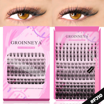 DIY Faux Mink Eyelash Extension Kit with Bond and Seal - Smarsty
