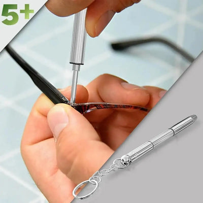1/2/10pcs Mini 3 in1 Screwdriver Eyeglass Optical Eye Glasses Portable Spectacles Watch Repair Kit Practical Household Hand Tool - Smarsty