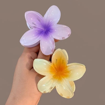 Hawaiian Gradient Hair Clips Flower Beach Vacation Style - Smarsty