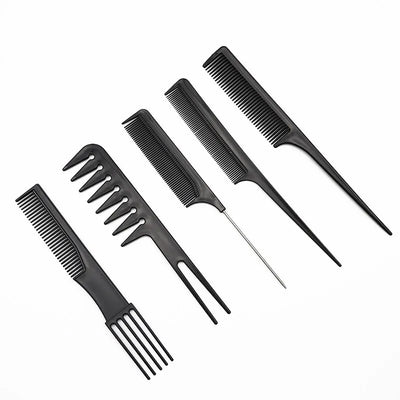 Durable Plastic Hair Comb with Round Teeth for Gentle Styling - Smarsty