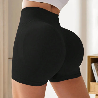 Women's High Waist Peach Lift Hip Sports Shorts Tight Yoga Shorts Shorts for Women Women's Shorts Summer Womens Shorts Elegant - Smarsty