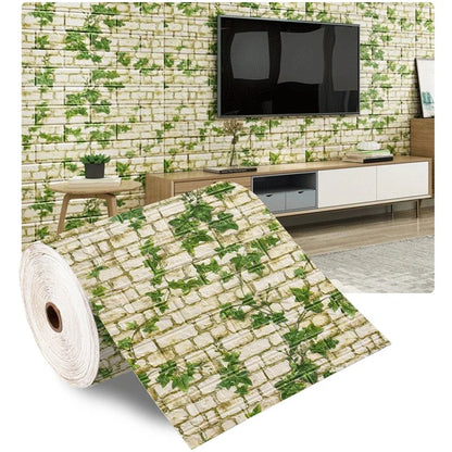 3D Foam Brick Wall Panels Self Adhesive Waterproof Decor - Smarsty