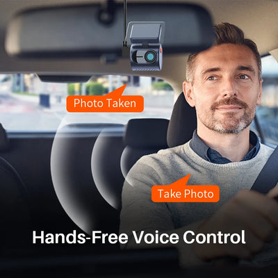 2K Tiny Car DashCam With WiFi App And Voice Control - Smarsty