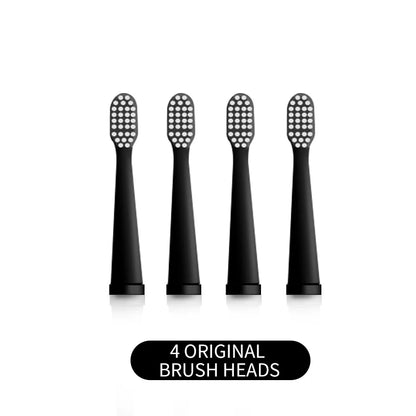 Jianpai Black White Acoustic Electric Toothbrush with USB Charging - Smarsty