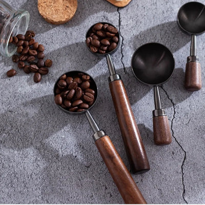 Walnut Wooden Measuring Spoon Set for Kitchen Use - Smarsty