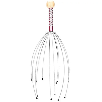 Stainless Steel Octopus Head Massager for Ultimate Relaxation - Smarsty